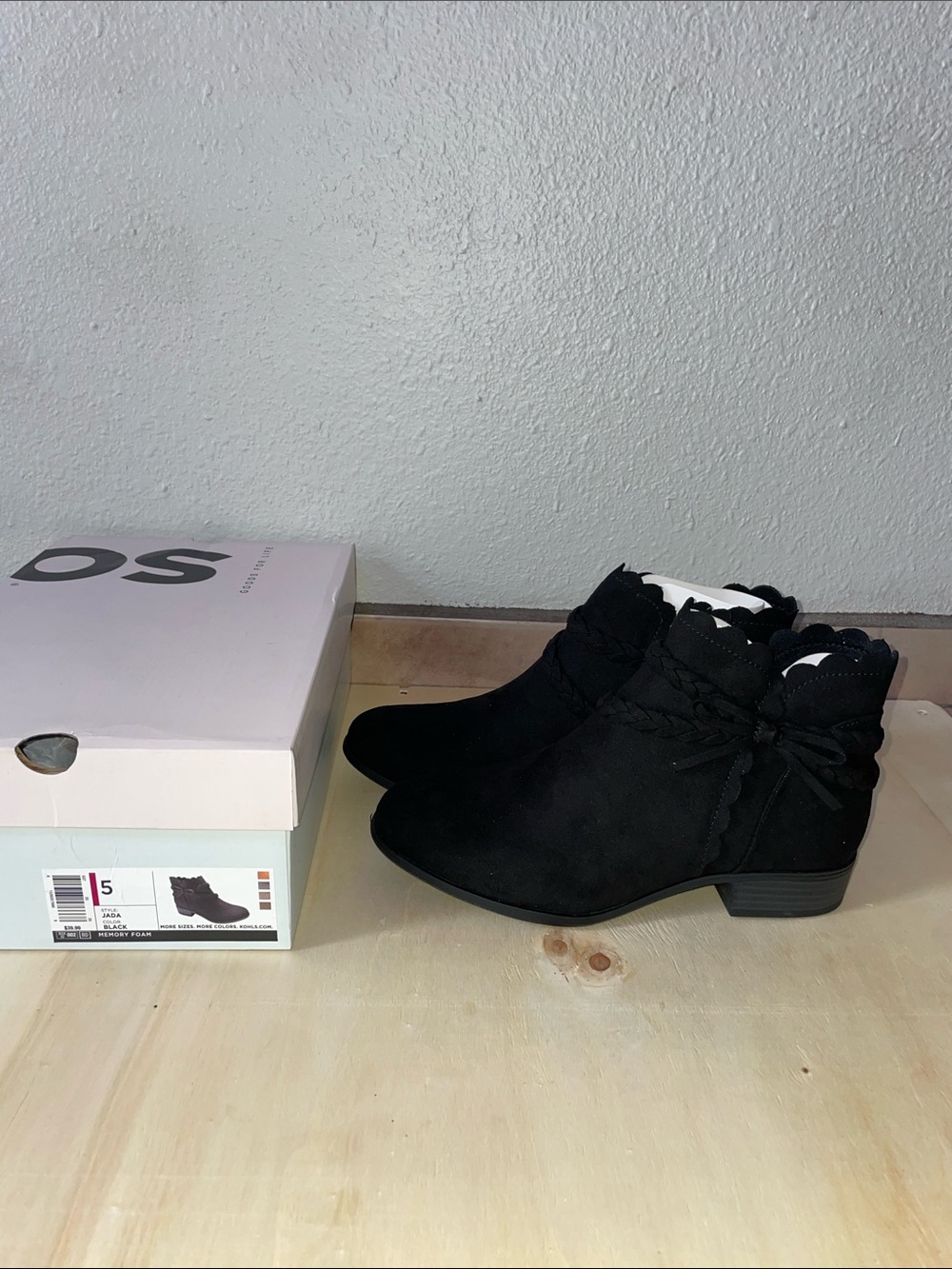 SO Girls Ankle Boots sz 5Y